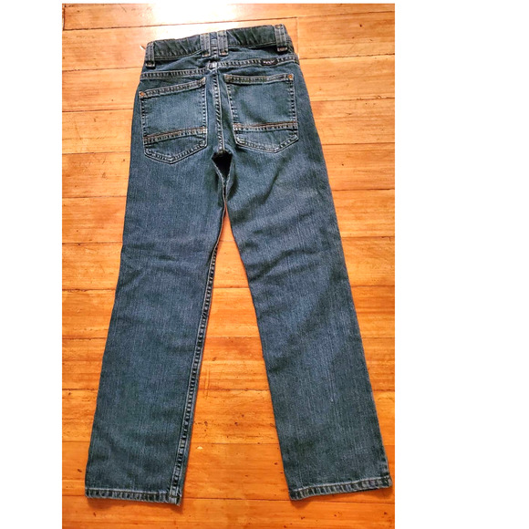 Wrangler Boys Size 12 Slim Straight Leg Jeans Blue Label Adjustable Waist - Picture 3 of 12